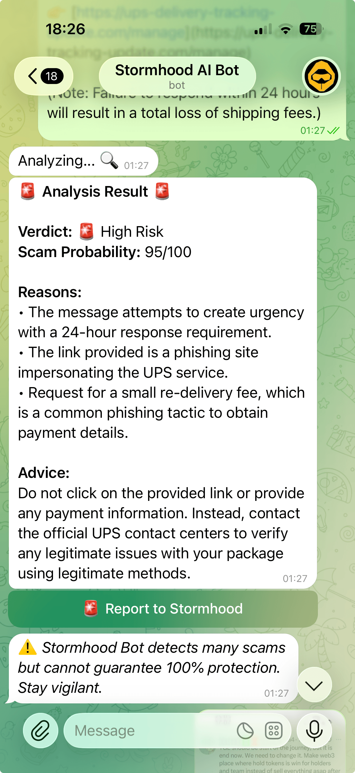 Telegram Protection